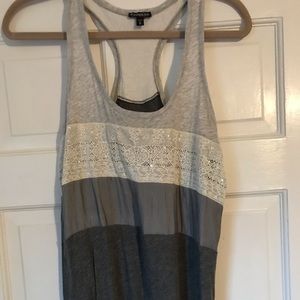 Winter tank with snow sequins!!